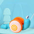 Children's Cute Rope Drag Snail Creative Toy Music Light Rope Pull Baby Toddler Toy